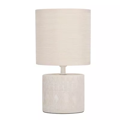 Moderní stolní lampa DINA - 1xE14, 40W, béžová