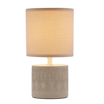 Moderní stolní lampa DINA - 1xE14, 40W, béžová