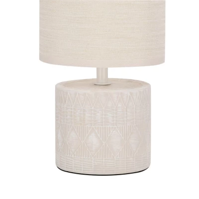 Moderní stolní lampa DINA - 1xE14, 40W, béžová