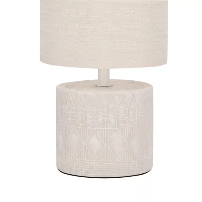 Moderní stolní lampa DINA - 1xE14, 40W, béžová