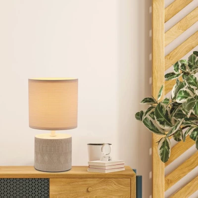 Moderní stolní lampa DINA - 1xE14, 40W, béžová