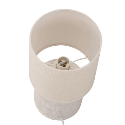 Moderní stolní lampa DINA - 1xE14, 40W, béžová