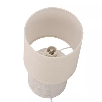 Moderní stolní lampa DINA - 1xE14, 40W, béžová