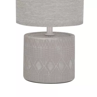 Moderní stolní lampa DINA - 1xE14, 40W, šedá
