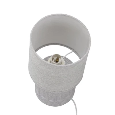 Moderní stolní lampa DINA - 1xE14, 40W, šedá