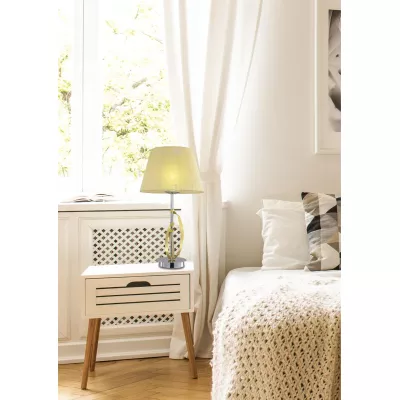 Moderní stolní lampa DIVA - 1xE27, 60W, chromovaná / zlatá