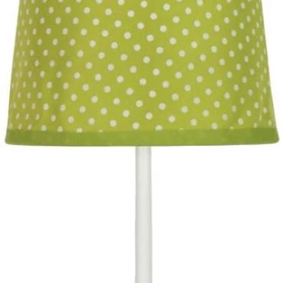 Dětská stolní lampička s puntíky GALA - 1xE14, 40W, zelená