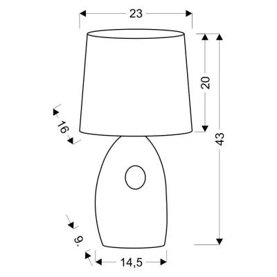 Designová stolní lampa HIERRO - 1xE27, 60W, stříbrná / bílá