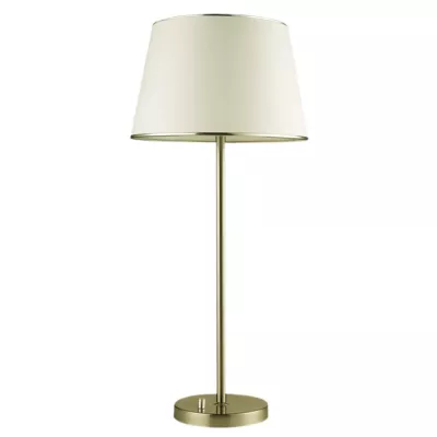 Klasická stolní lampa IBIS - 1xE14, 40W, patina / bílá