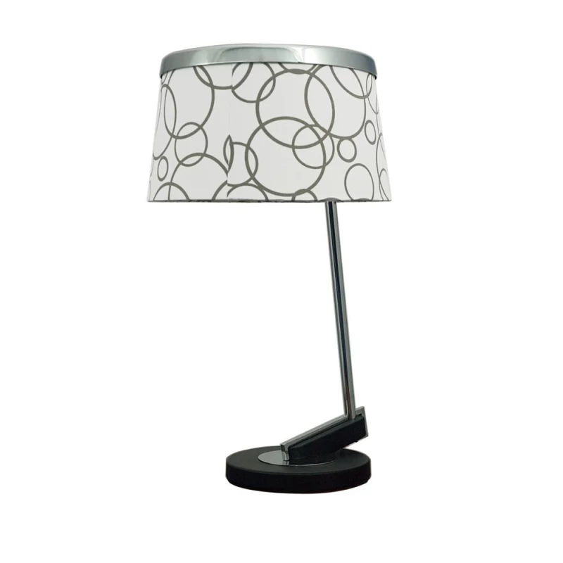 Moderní stolní lampa IMPRESJA - 1xE27, 60W, bílá / černá
