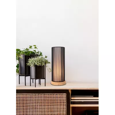 Moderní stolní lampa KIOTO - 1xE27, 40W, černá