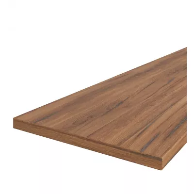 VÝPRODEJ - Kuchyňská deska JAIDA 4 - 300x120x3,8 cm, dub estana tmavý