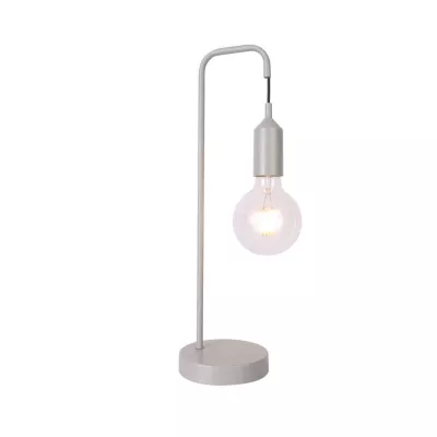 Stolní lampa LAREN - 1xE27, 40W, šedá