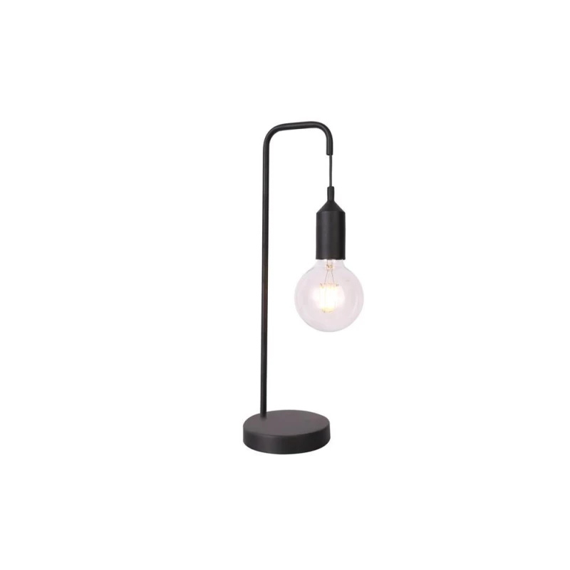 Stolní lampa LAREN - 1xE27, 40W, černá