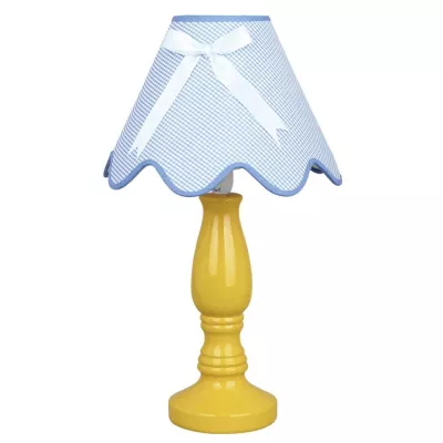 Dětská stolní lampička LOLA - 1xE14, 40W, modrá / žlutá