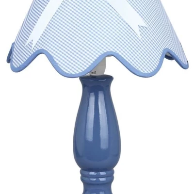 Dětská stolní lampička LOLA - 1xE14, 40W, modrá