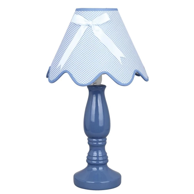 Dětská stolní lampička LOLA - 1xE14, 40W, modrá