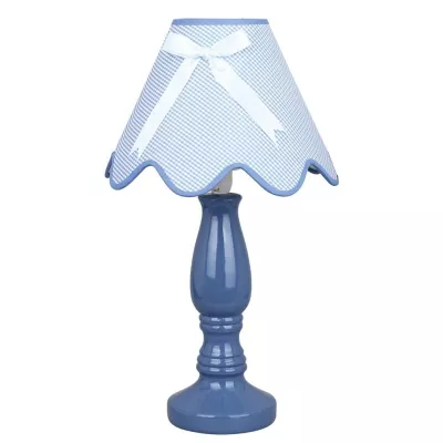 Dětská stolní lampička LOLA - 1xE14, 40W, modrá