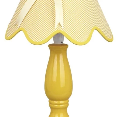 Dětská stolní lampička LOLA - 1xE14, 40W, žlutá
