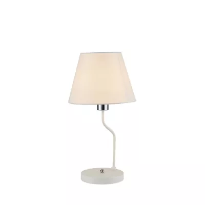 Stolní moderní lampa LUMINOR - 1xE14, 60W, bílá