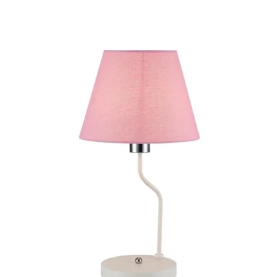 Stolní moderní lampa LUMINOR - 1xE14, 60W, růžová / bílá