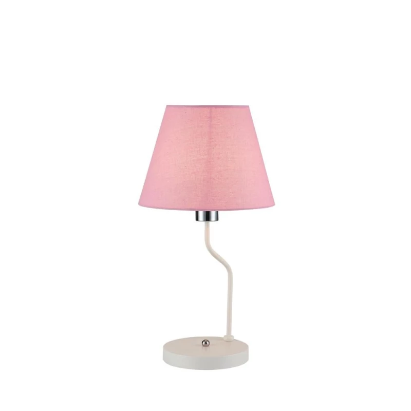 Stolní moderní lampa LUMINOR - 1xE14, 60W, růžová / bílá