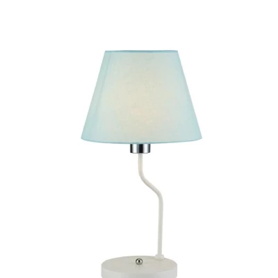 Stolní moderní lampa LUMINOR - 1xE14, 60W, modrá / bílá