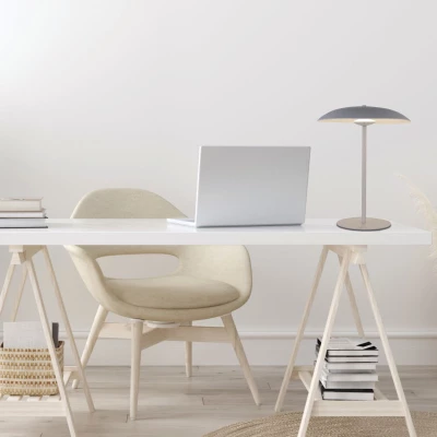 Stolní LED lampa ve skandinávském stylu LUND - 10,5W, 3000K (teplá bílá), bílá