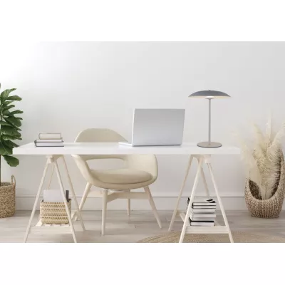 Stolní LED lampa ve skandinávském stylu LUND - 10,5W, 3000K (teplá bílá), bílá