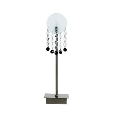 Stolní moderní lampa LUXOR - 1xG4, 20W, stříbrná