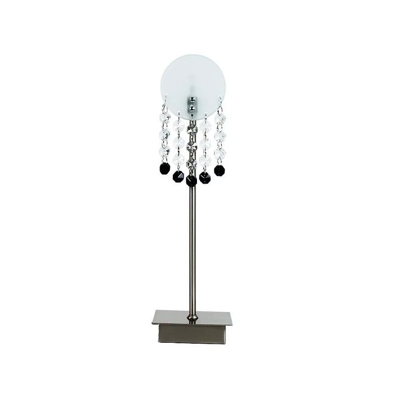 Stolní moderní lampa LUXOR - 1xG4, 20W, stříbrná