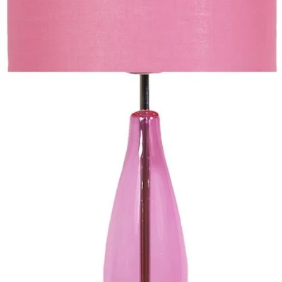 Moderní stolní lampa MARRONE - 1xE27, 60W, růžová