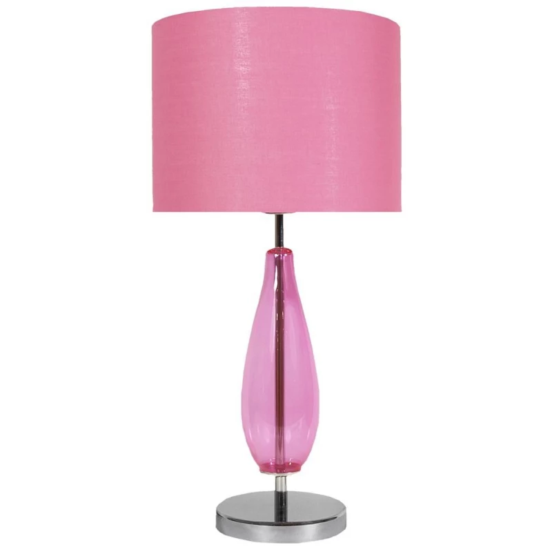 Moderní stolní lampa MARRONE - 1xE27, 60W, růžová