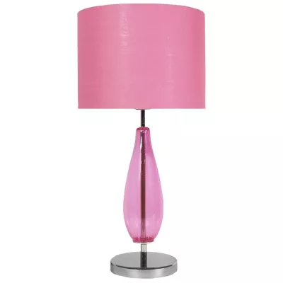 Moderní stolní lampa MARRONE - 1xE27, 60W, růžová