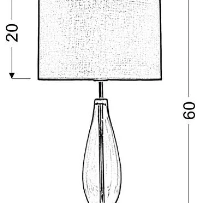 Moderní stolní lampa MARRONE - 1xE27, 60W, růžová