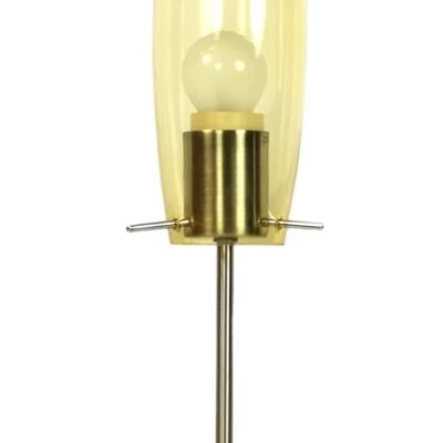 Stolní lampa MELOT - 1xE27, 60W, stříbrná