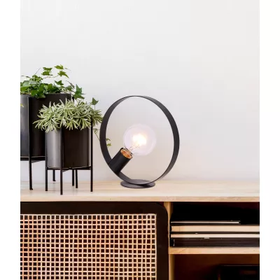Stolní lampa ve skandinávském stylu NEXO - 1xE27, 40W, černá