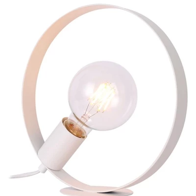 Stolní lampa ve skandinávském stylu NEXO - 1xE27, 40W, bílá