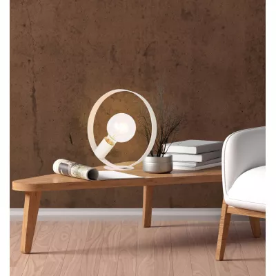 Stolní lampa ve skandinávském stylu NEXO - 1xE27, 40W, bílá