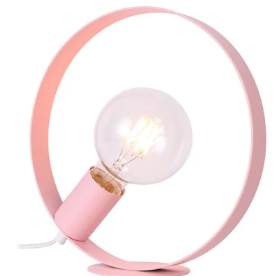 Stolní lampa ve skandinávském stylu NEXO - 1xE27, 40W, růžová