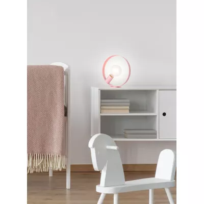 Stolní lampa ve skandinávském stylu NEXO - 1xE27, 40W, růžová