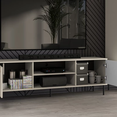 VÝPRODEJ - TV stolek FAREL - kašmír