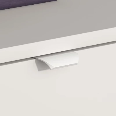 VÝPRODEJ - Psací stůl ARANA - bílý / dub castello / grafitový