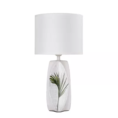 Moderní stolní lampa PALMA 1 - 1xE27, 60W, bílá