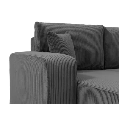 VÝPRODEJ - Rohová sedačka na každodenní spaní CLEBURNE - světlá šedá