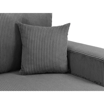 VÝPRODEJ - Rohová sedačka na každodenní spaní CLEBURNE - světlá šedá