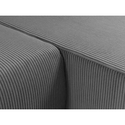 VÝPRODEJ - Rohová sedačka na každodenní spaní CLEBURNE - tmavá šedá