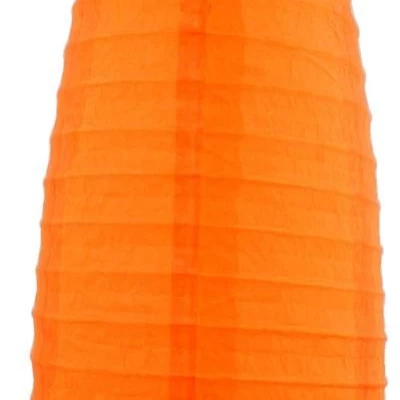 Stolní papírová lampa PAPIRUS - 1xE14, 40W, oranžová