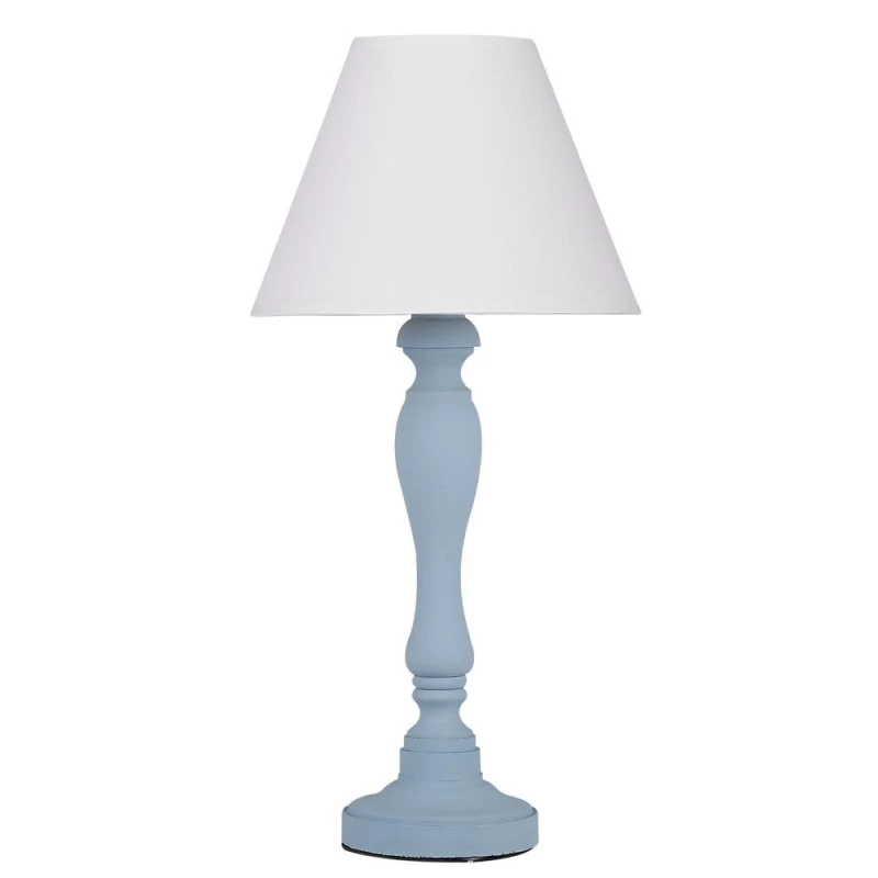 Moderní stolní lampa PASTELLIO - 1xE14, 40W, modrá / bílá