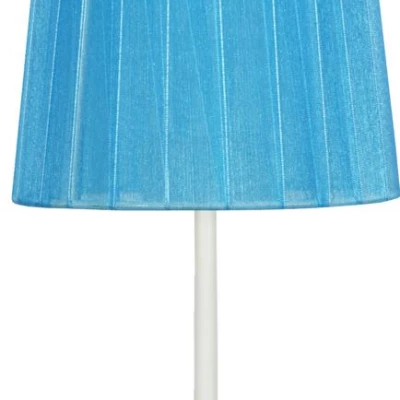 Moderní stolní lampa RIFASA - 1xE14, 40W, bílá / modrá